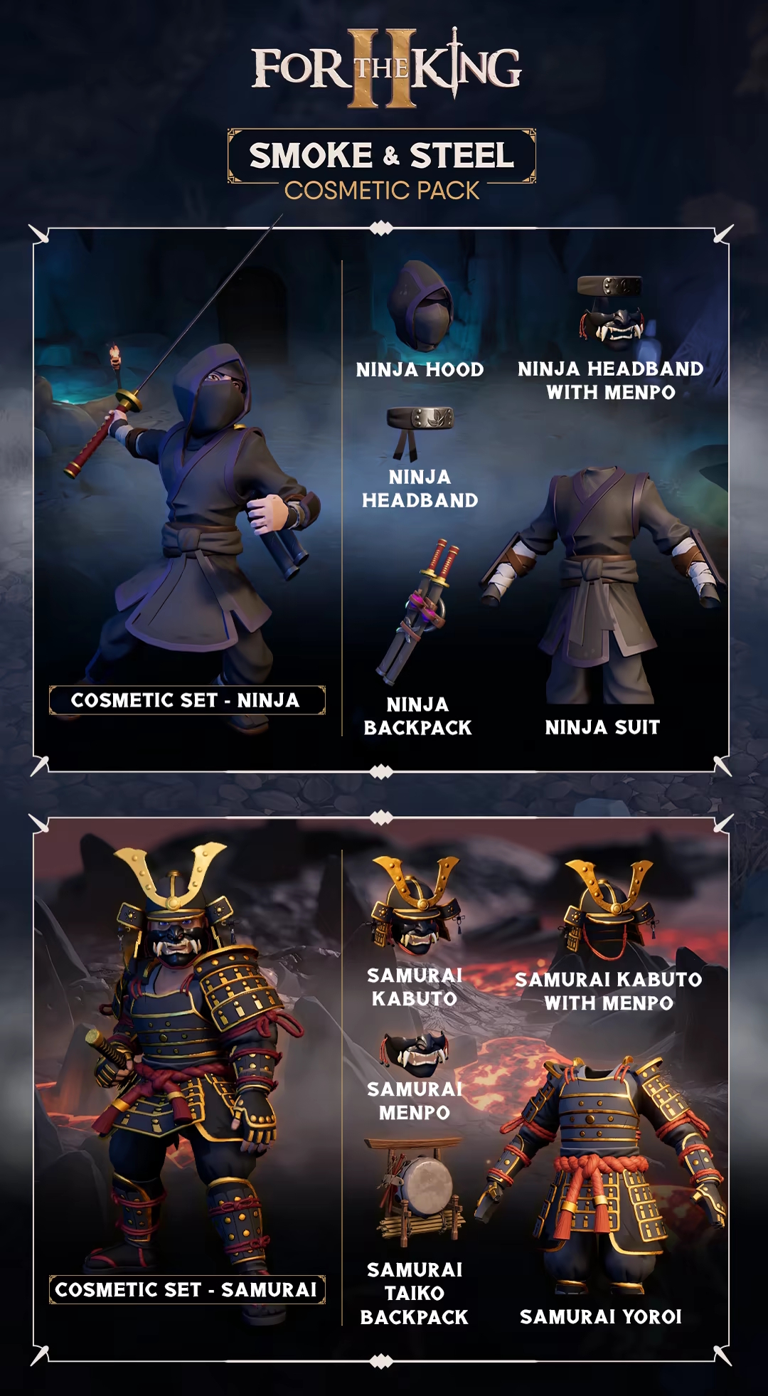 For The King II: Smoke & Steel Cosmetic Pack