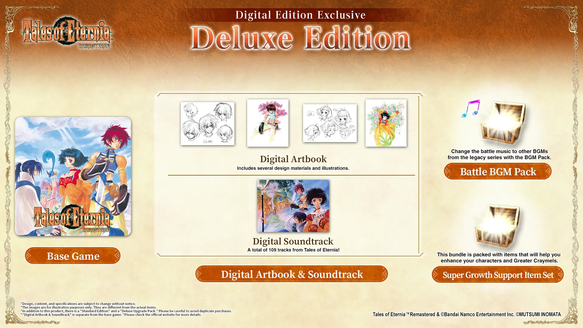 Tales of Eternia Remastered - Deluxe Edition