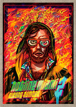 Hotline Miami 2: Wrong Number постер (cover)