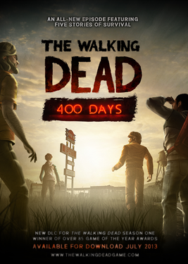The Walking Dead: 400 Days постер (cover)