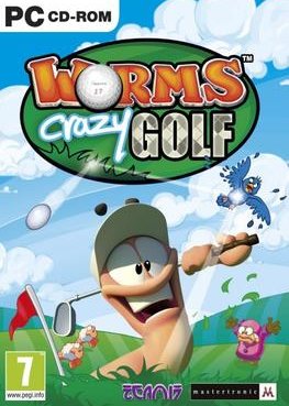 Worms Crazy Golf постер (cover)