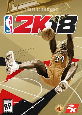 NBA 2K18 - Legend Edition Gold постер (cover)
