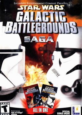 Star Wars: Galactic Battlegrounds Saga постер (cover)