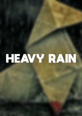 Heavy Rain постер (cover)