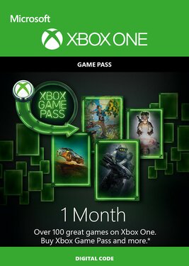 Xbox Game Pass на 1 месяц постер (cover)
