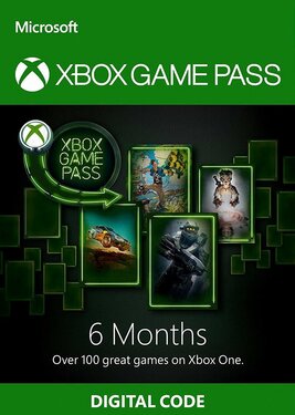 Xbox Game Pass на 6 месяцев постер (cover)