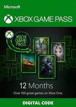 Xbox Game Pass на 12 месяцев постер (cover)