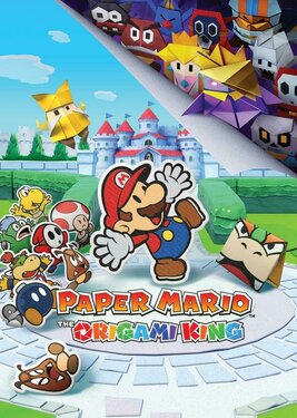 Paper Mario: The Origami King постер (cover)