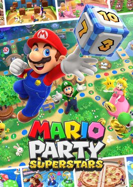 Mario Party Superstars постер (cover)
