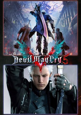 Devil May Cry 5 + Vergil постер (cover)