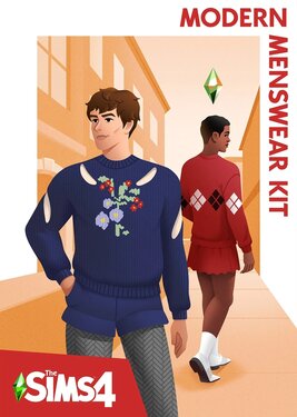 The Sims 4 - Modern Menswear Kit постер (cover)
