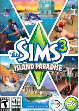 The Sims 3 - Island Paradise постер (cover)