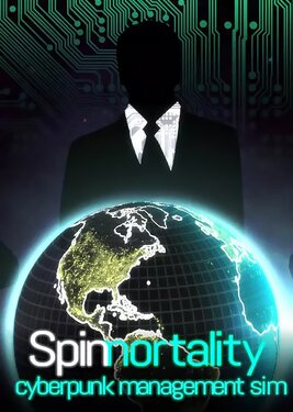 Spinnortality | cyberpunk management sim постер (cover)