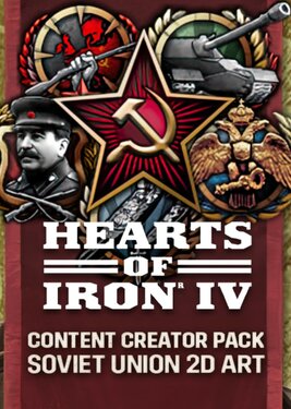 Hearts of Iron IV: Content Creator Pack - Soviet Union 2D Art постер (cover)