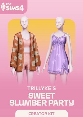 The Sims 4: Sweet Slumber Party Kit постер (cover)