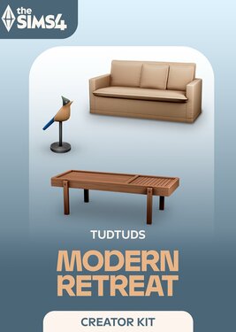 The Sims 4 - Modern Retreat Kit постер (cover)