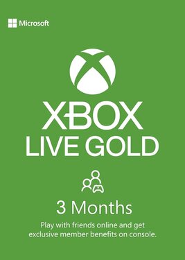 Xbox Live Gold - подписка на 3 месяца