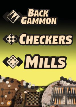 Backgammon + Checkers + Mills