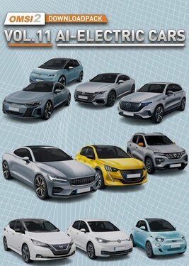 OMSI 2 - Add-on Downloadpack Vol. 11 - AI Electric Cars poster (cover)