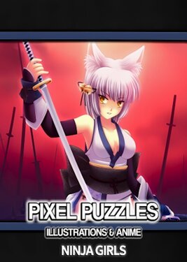 Pixel Puzzles Illustrations & Anime - Jigsaw Pack: Ninja Girls