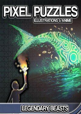Pixel Puzzles Illustrations & Anime - Jigsaw Pack: Legendary Beasts poster (cover)