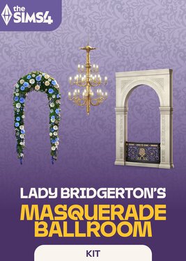 The Sims 4: Lady Bridgerton’s Masquerade Ballroom Kit постер (cover)