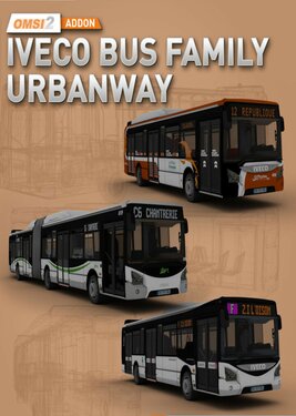 OMSI 2 - Add-on IVECO Bus Family Urbanway poster (cover)