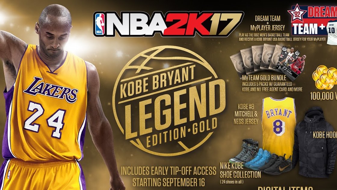 NBA 2K17 - Legend Edition Gold