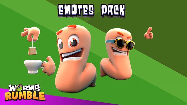 Worms Rumble - Emote Pack купить со скидкой 68%