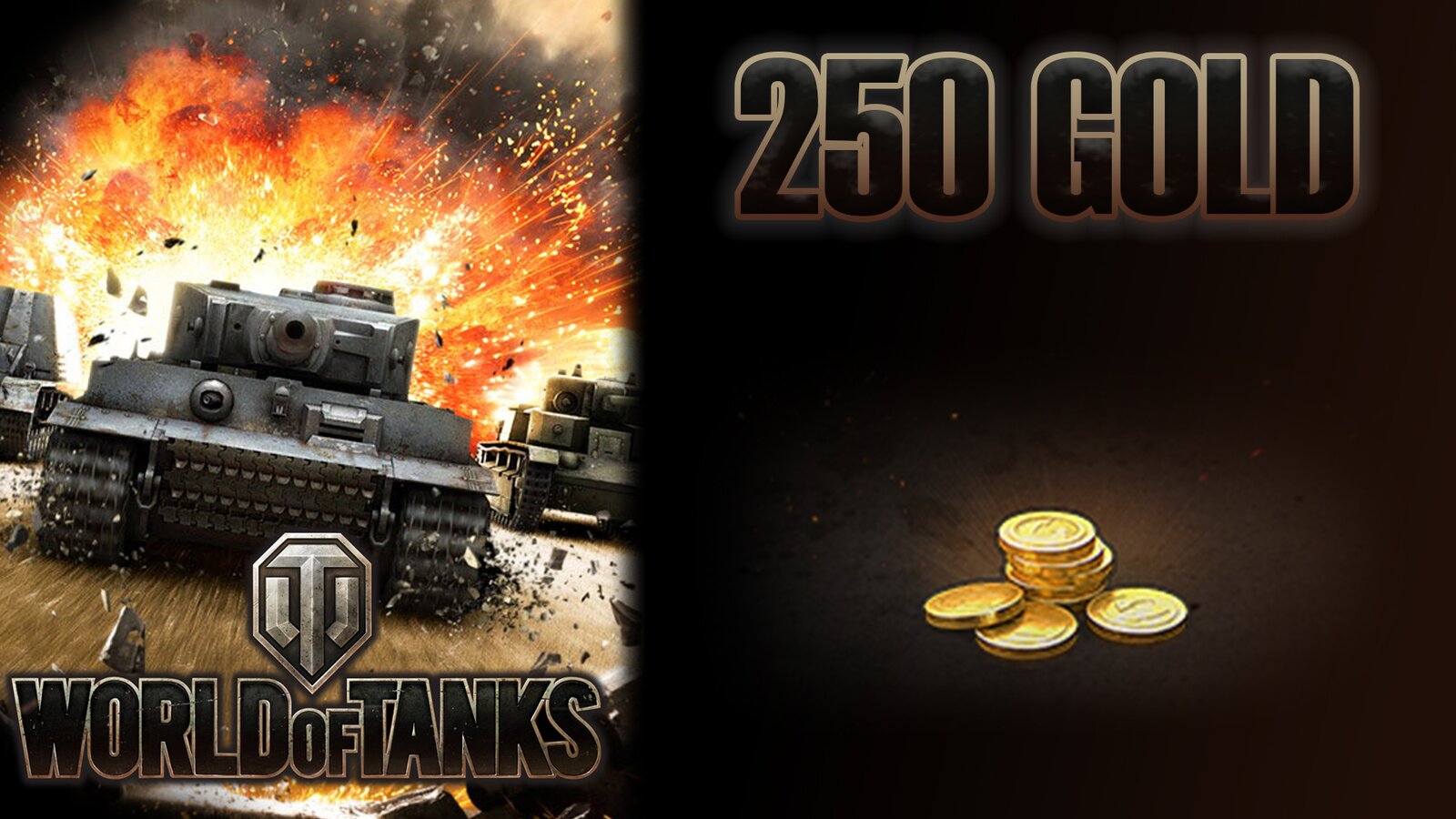 World of Tanks - 250 Gold