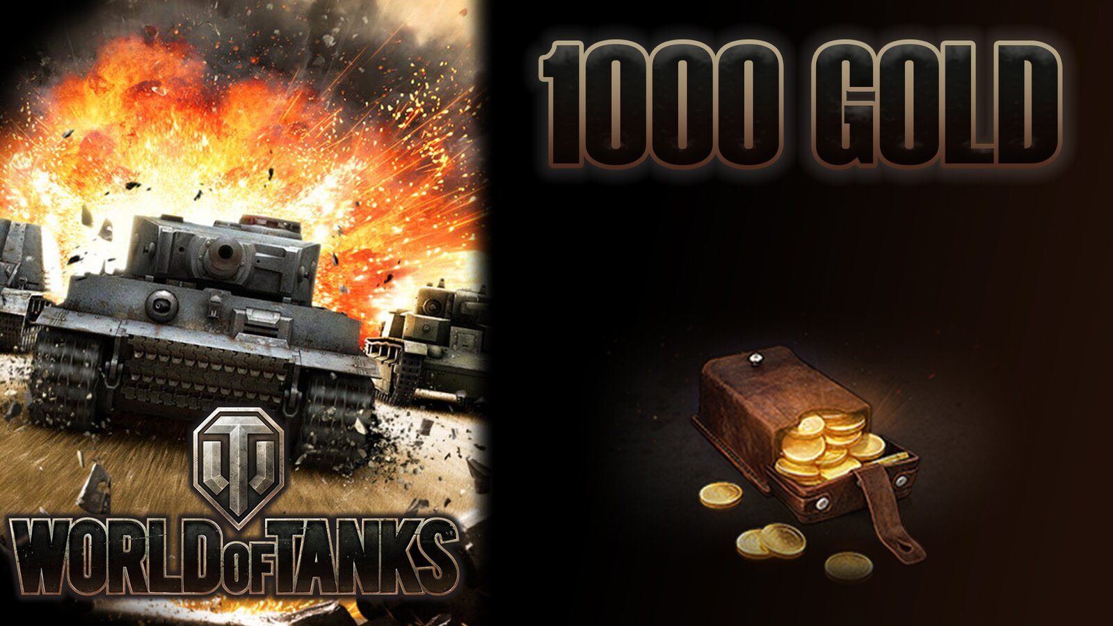 World of Tanks - 1000 Gold