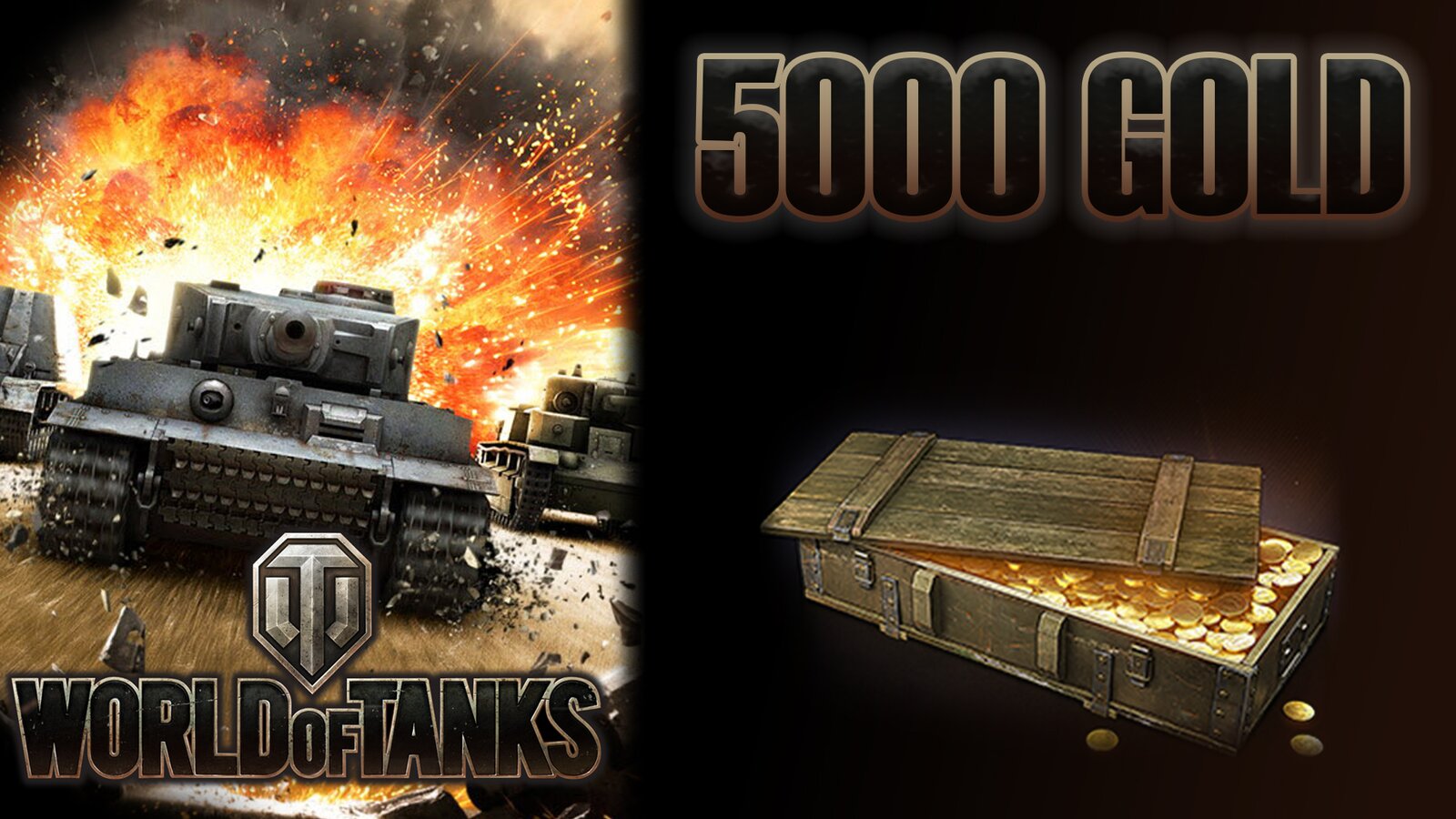 World of Tanks - 5000 Gold