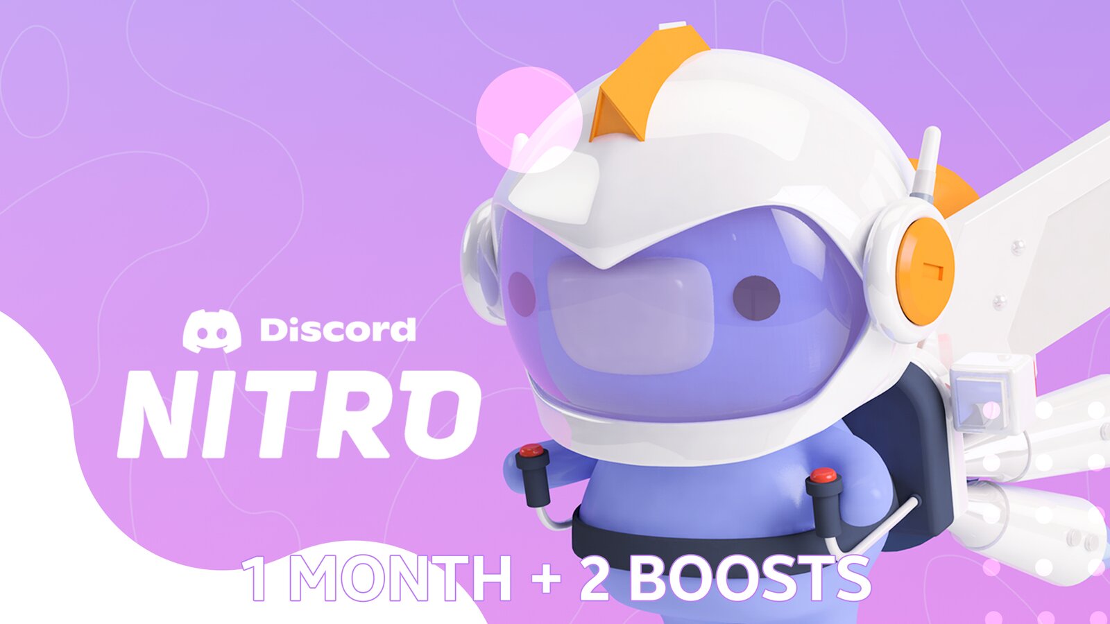 Discord Nitro: 1 Month + 2 Boosts (Trial)