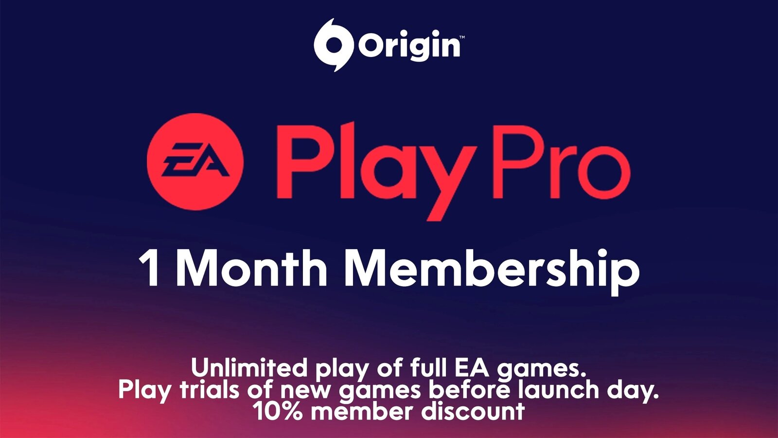 EA Play Pro - 1 месяц