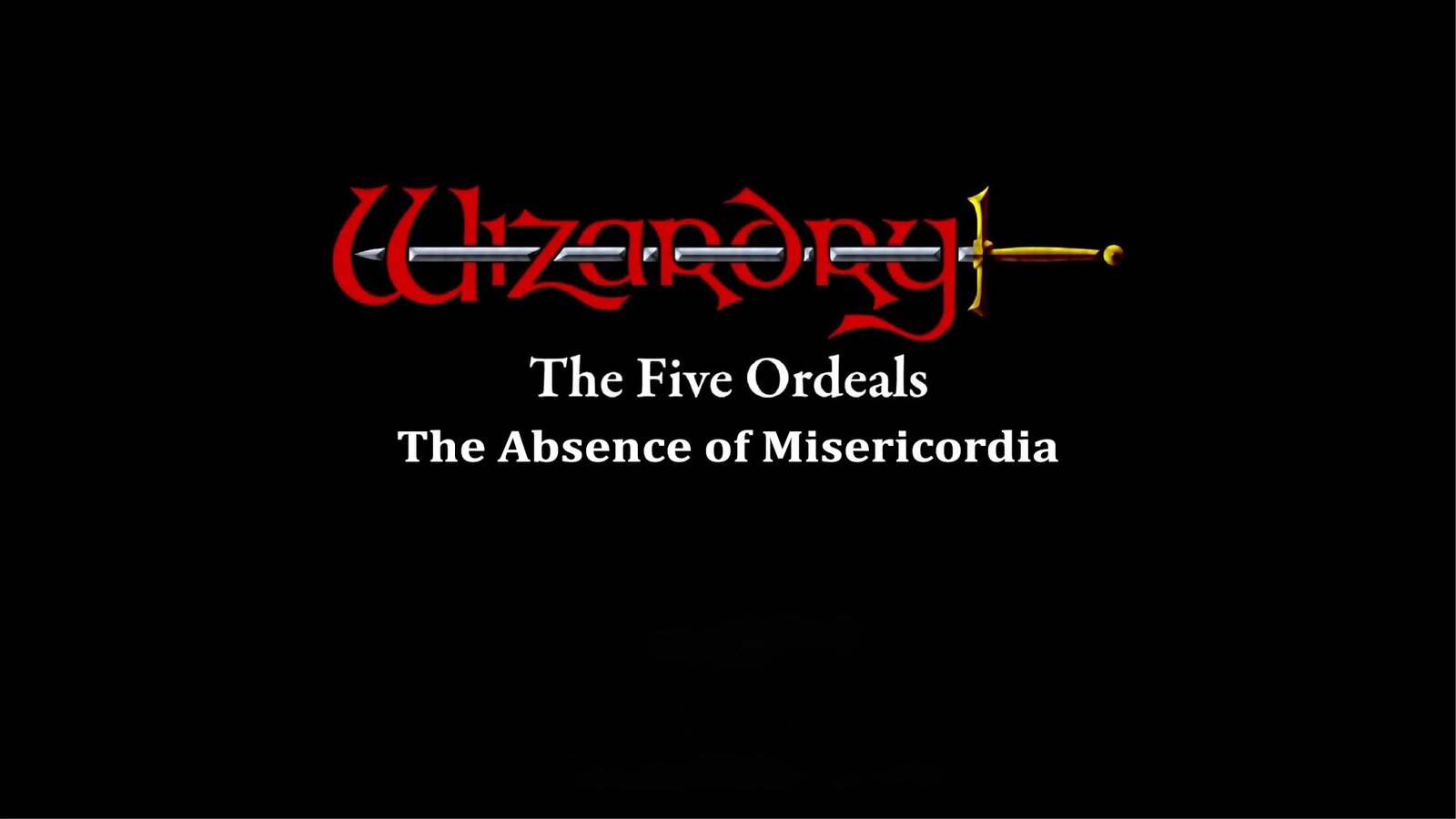 Wizardry: The Five Ordeals - Scenario "The Absence of Misericordia"