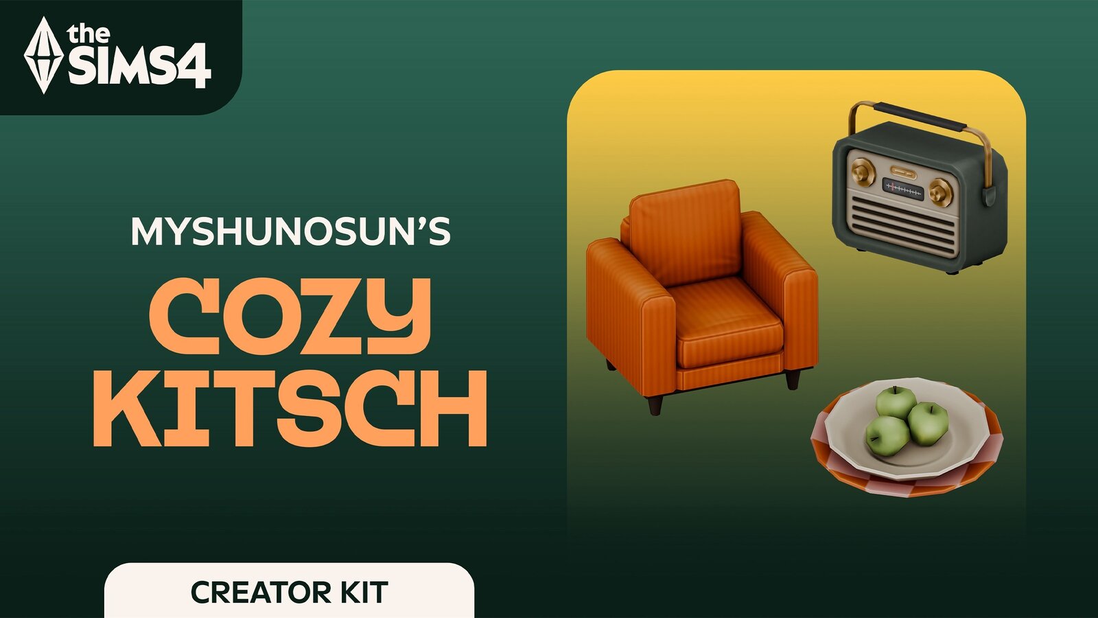 The Sims 4: Cozy Kitsch Kit