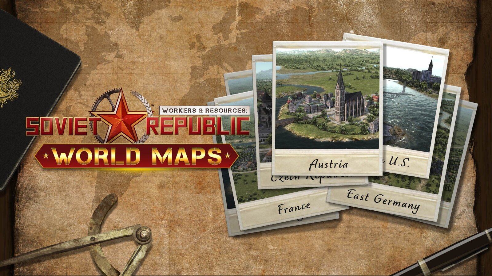 Workers & Resources: Soviet Republic - World Maps