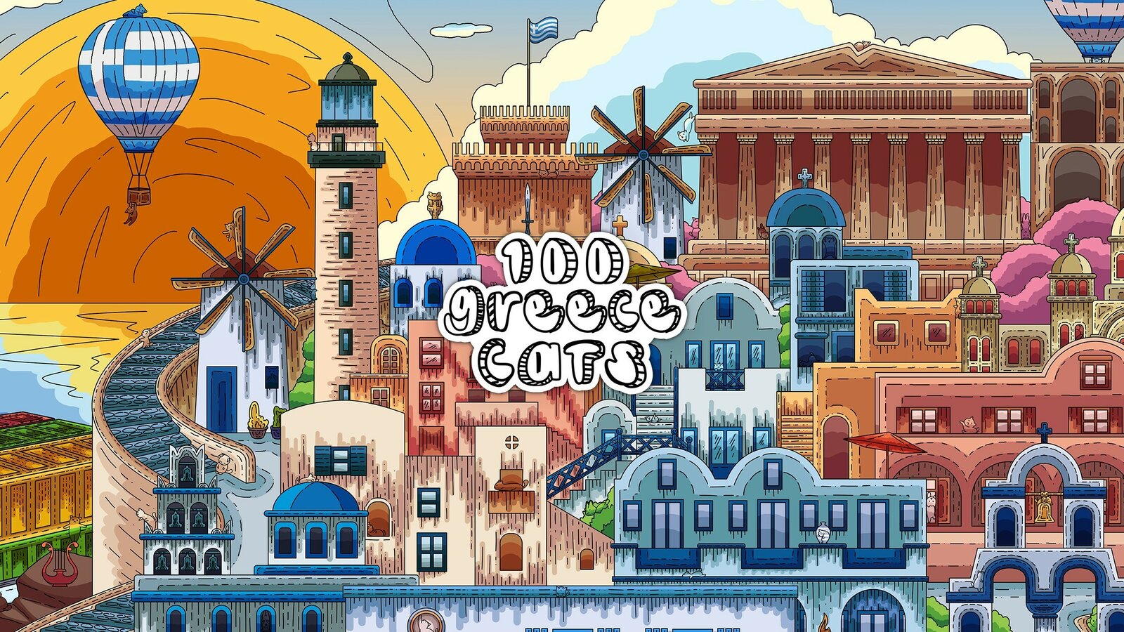 100 Greece Cats