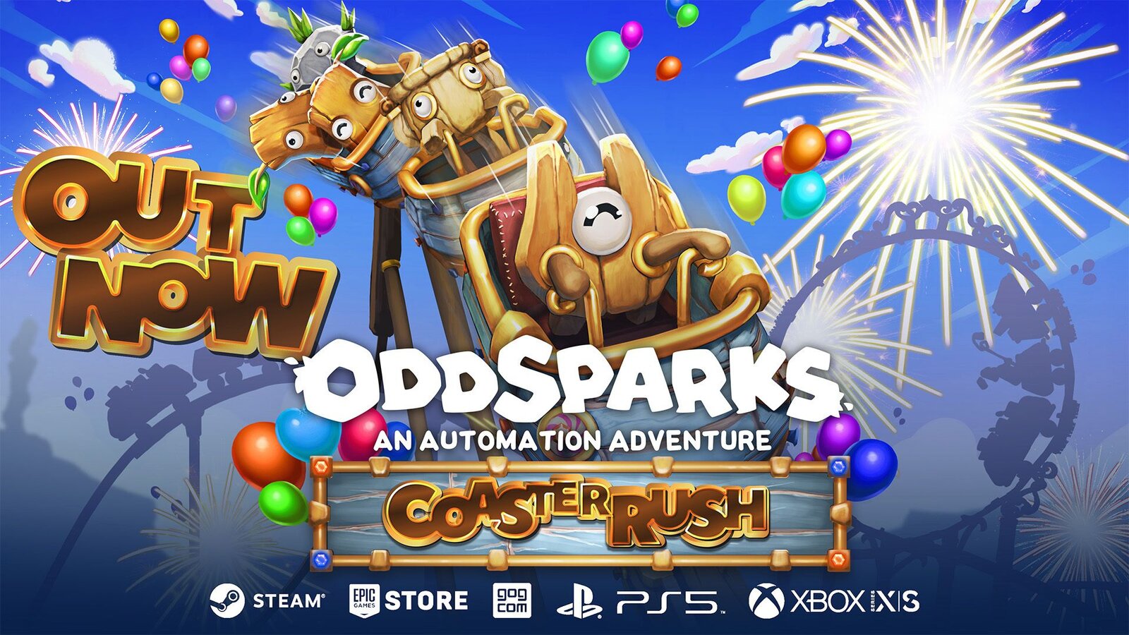 Oddsparks: An Automation Adventure - Coaster Rush