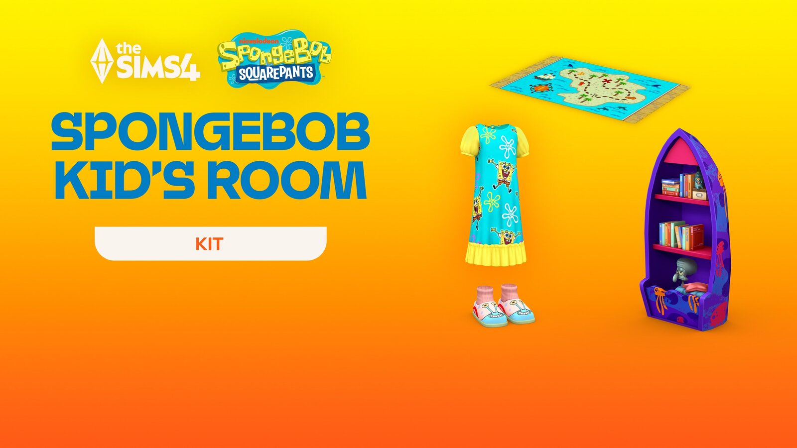The Sims 4 - SpongeBob Kid's Room Kit