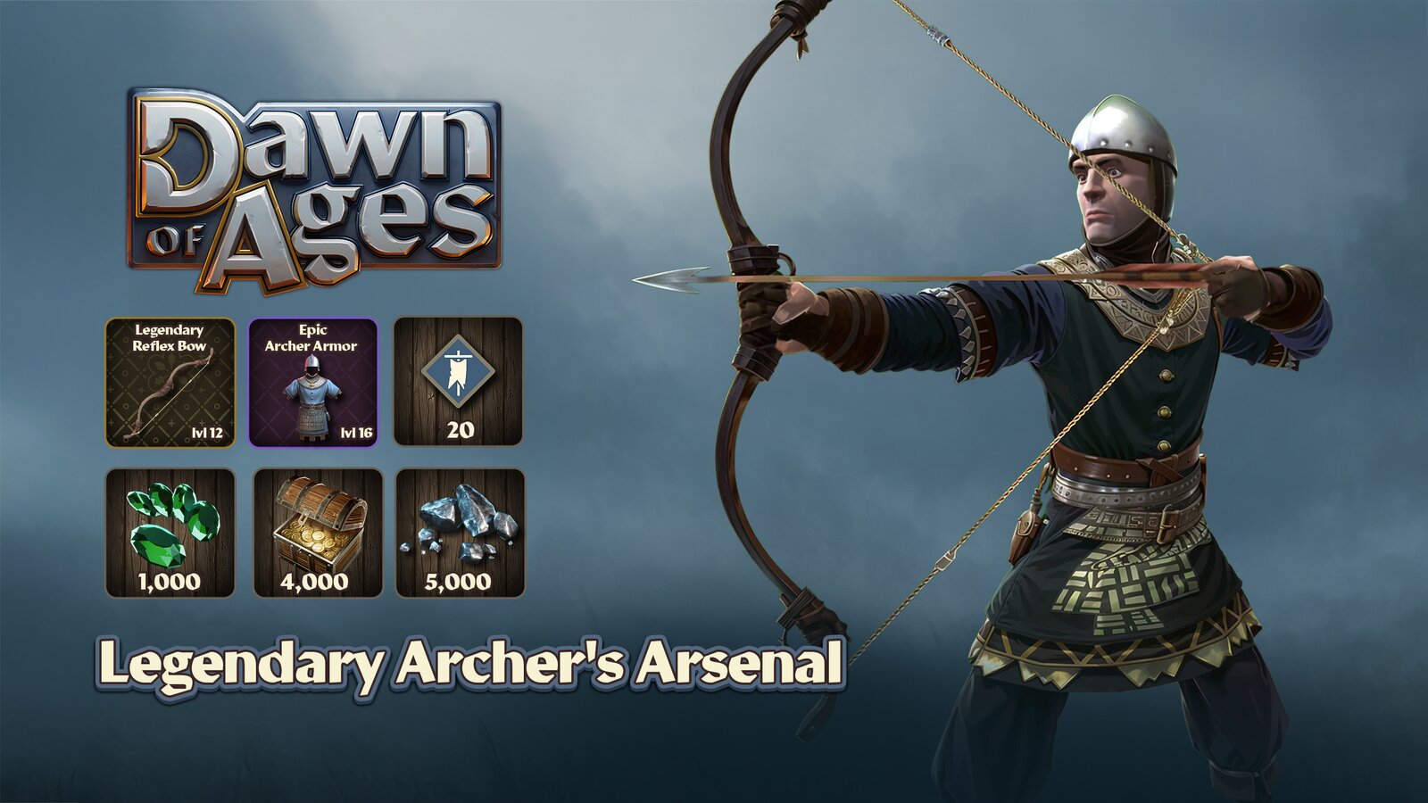 Dawn of Ages: Legendary Archer's Arsenal