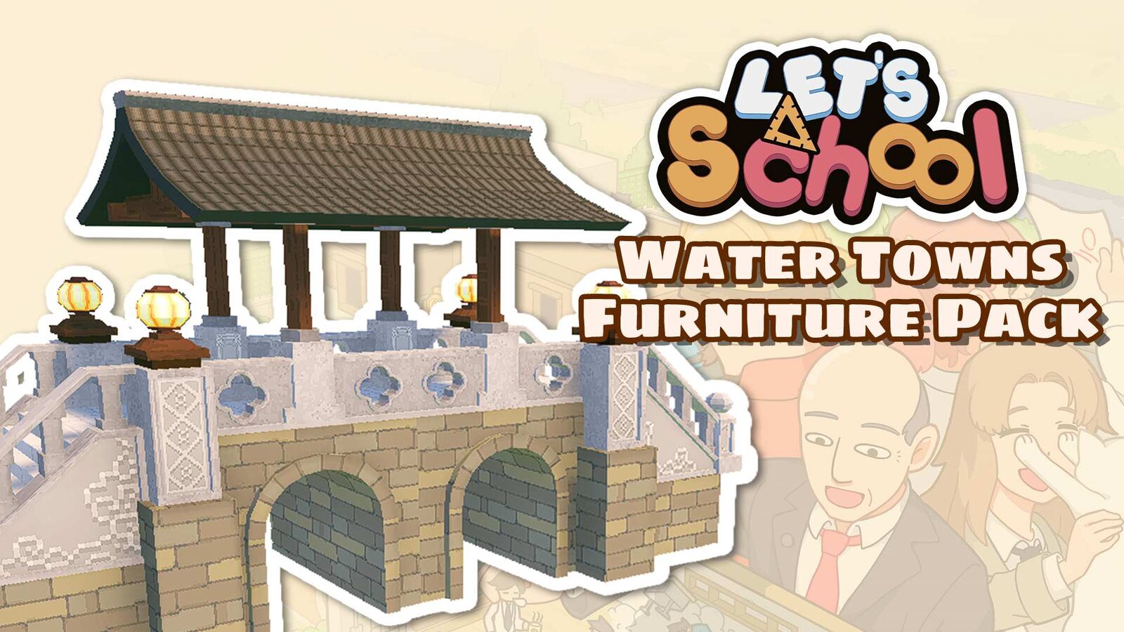 Let's School - Water Towns Furniture Pack