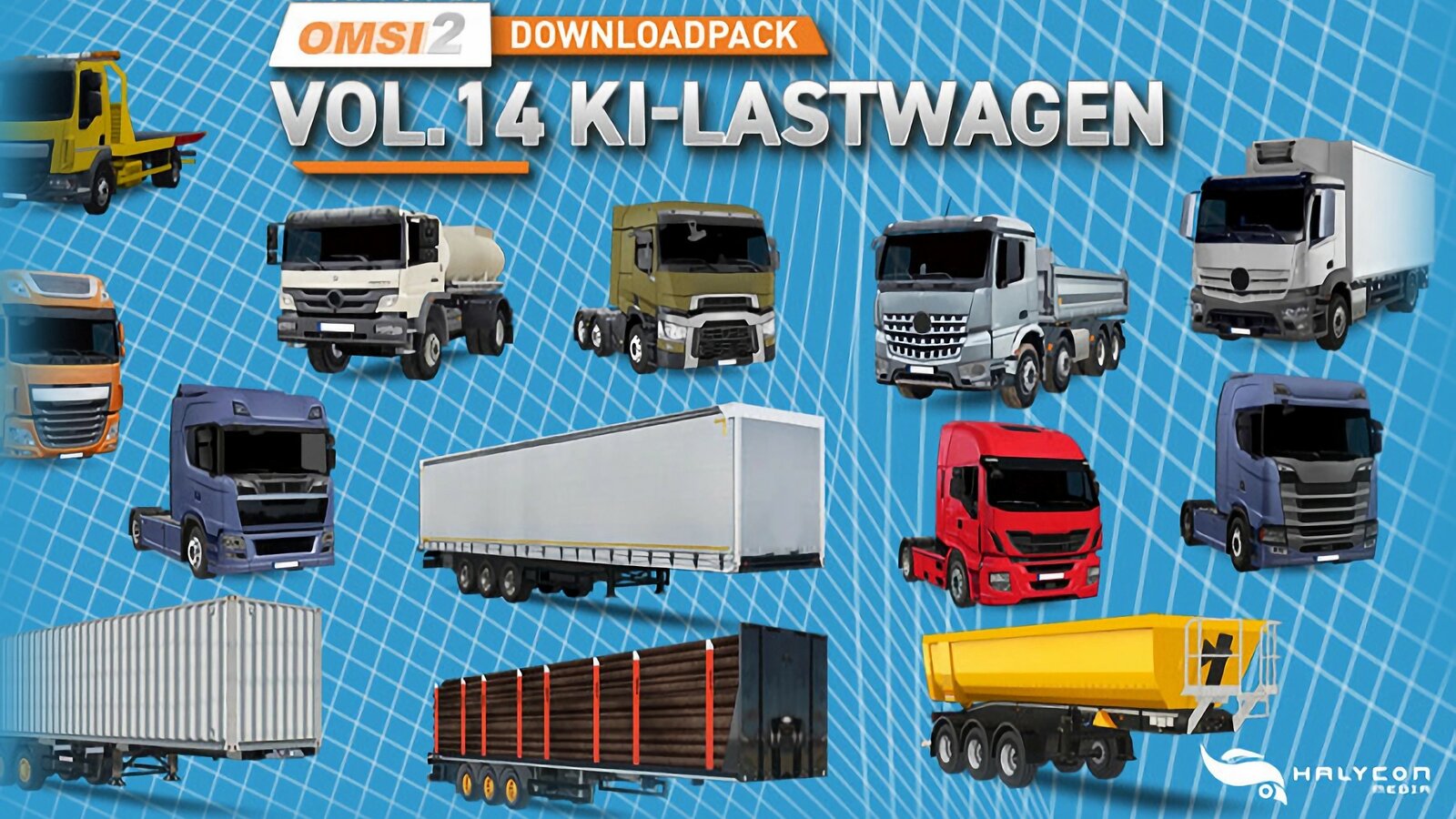 OMSI 2 Add-on Downloadpack Vol. 14 - KI-Lastwagen
