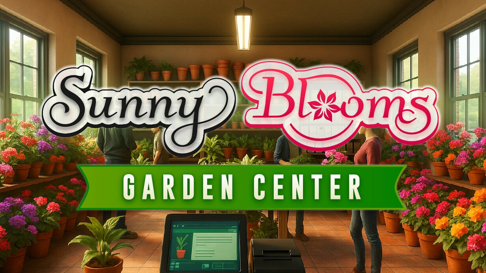 Sunny Blooms Garden Center