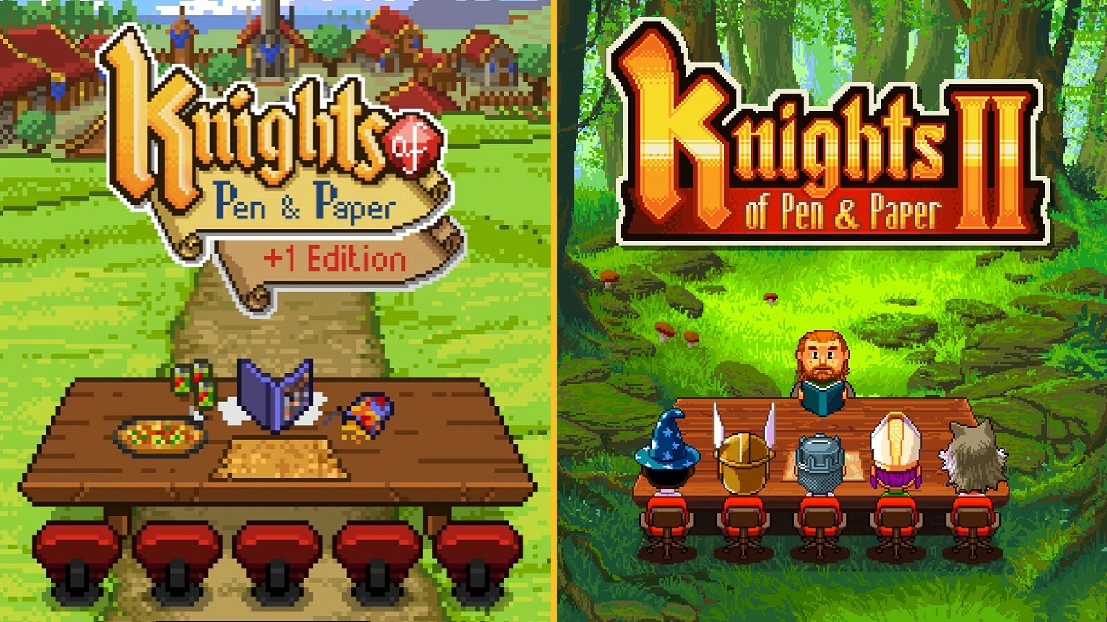 Knights of Pen and Paper 1 & 2 Collection