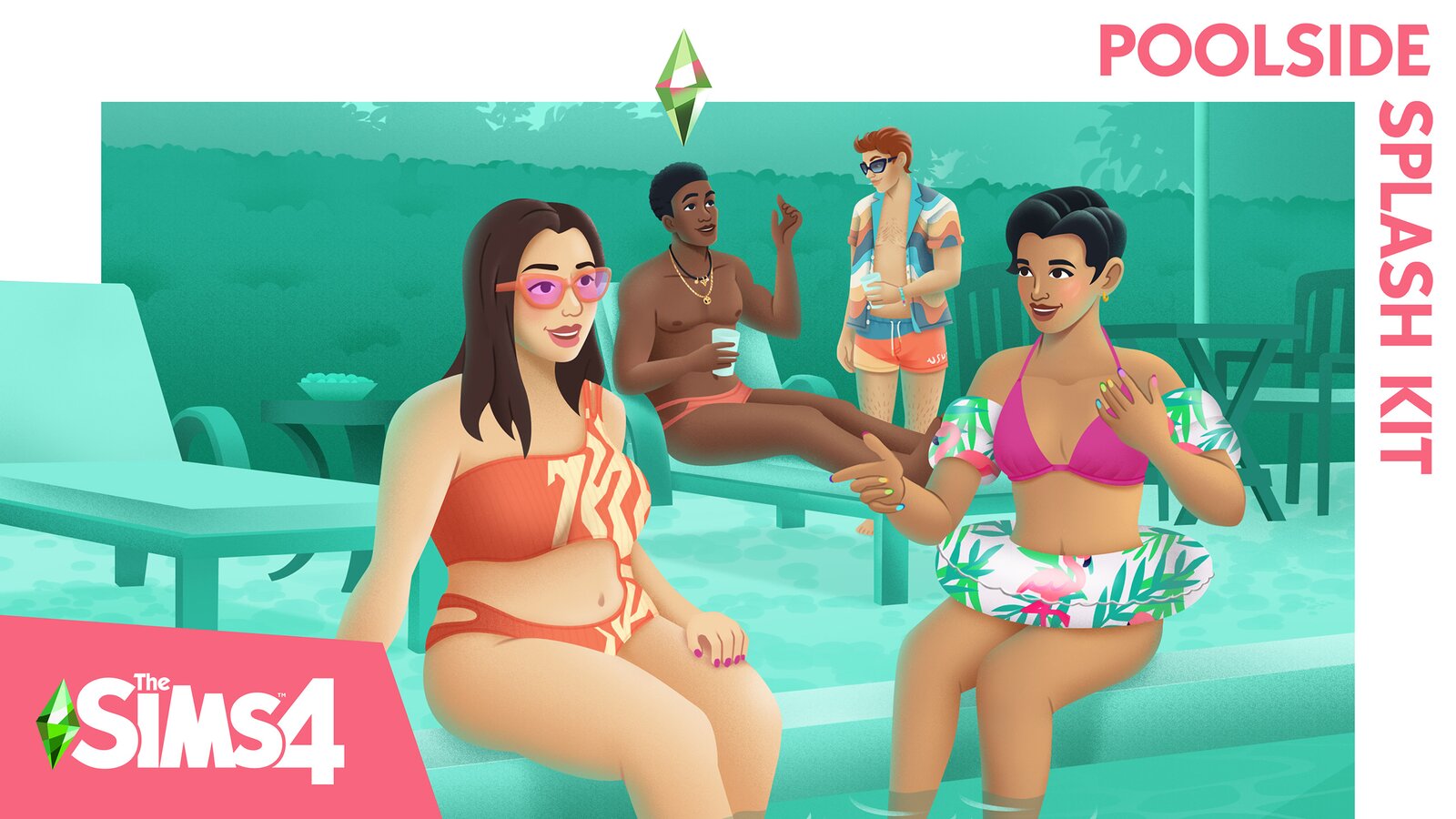 The Sims 4: Poolside Splash Kit