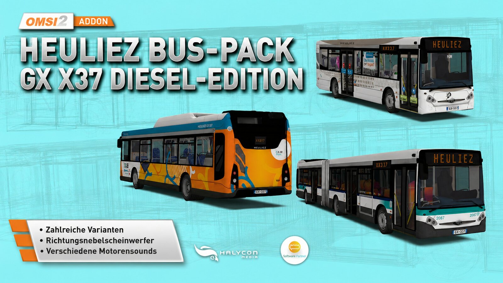 OMSI 2 - Add-on Heuliez Bus Pack GX x37 Diesel Edition