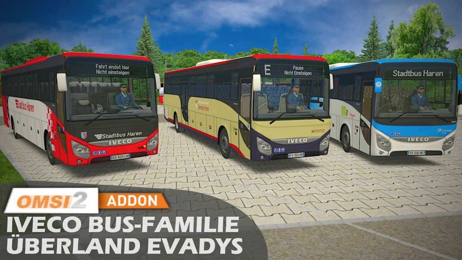 OMSI 2 - Add-on IVECO Bus-Familie Überland Evadys