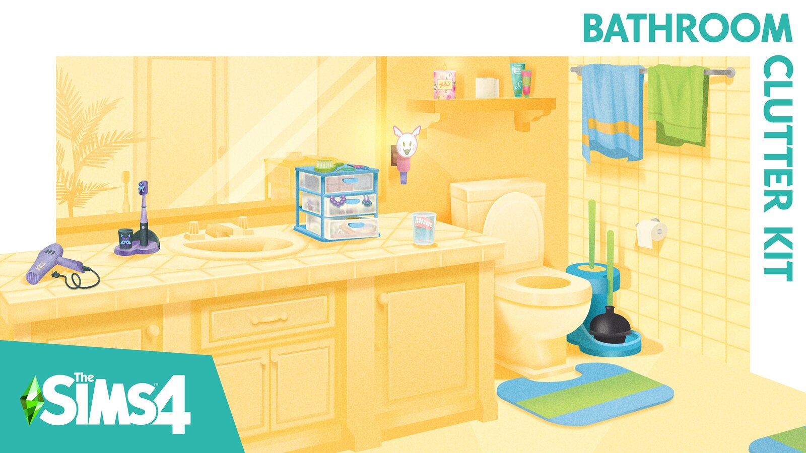 The Sims 4: Bathroom Clutter Kit