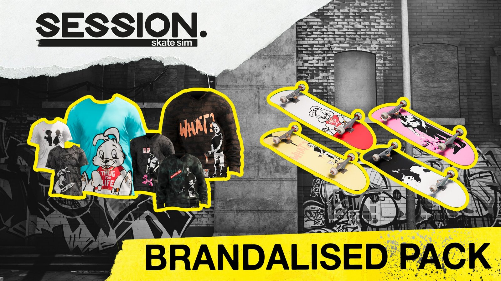 Session: Skate Sim - Brandalised Pack